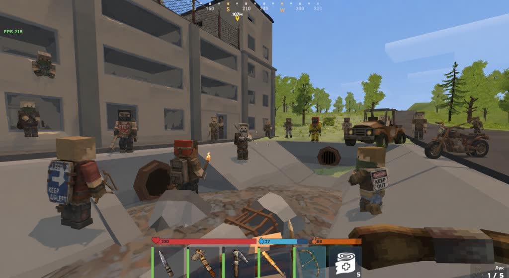 A BERDA Survival team gathered together